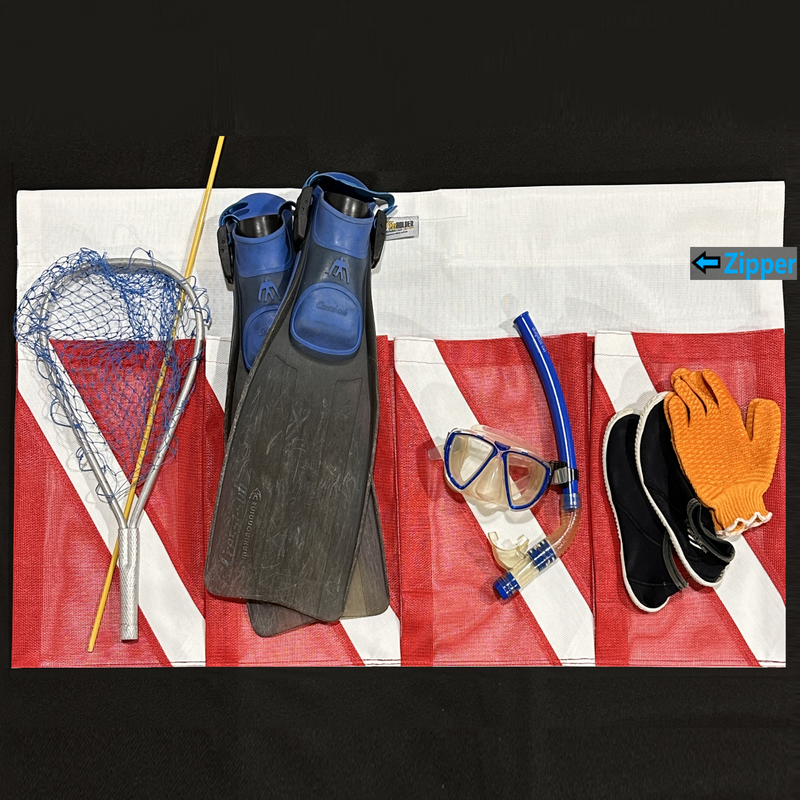 Load image into Gallery viewer, Finholder Dive Flag - Facsimile Pocket

