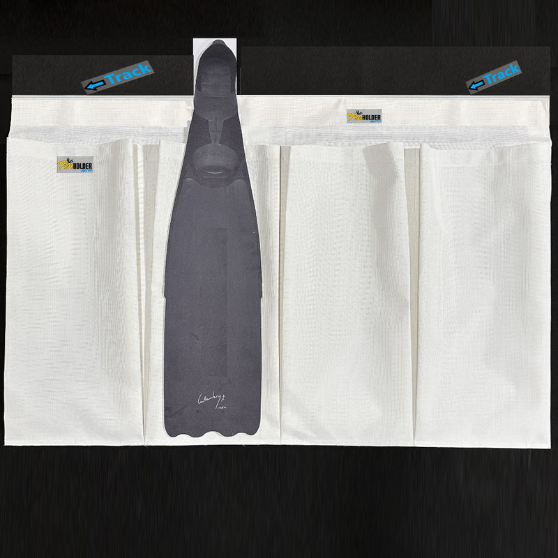 Diving Fins Storage Rack Freediver Pocket Storage | Long Fin & Dive Gear Organizer – Finholder ...