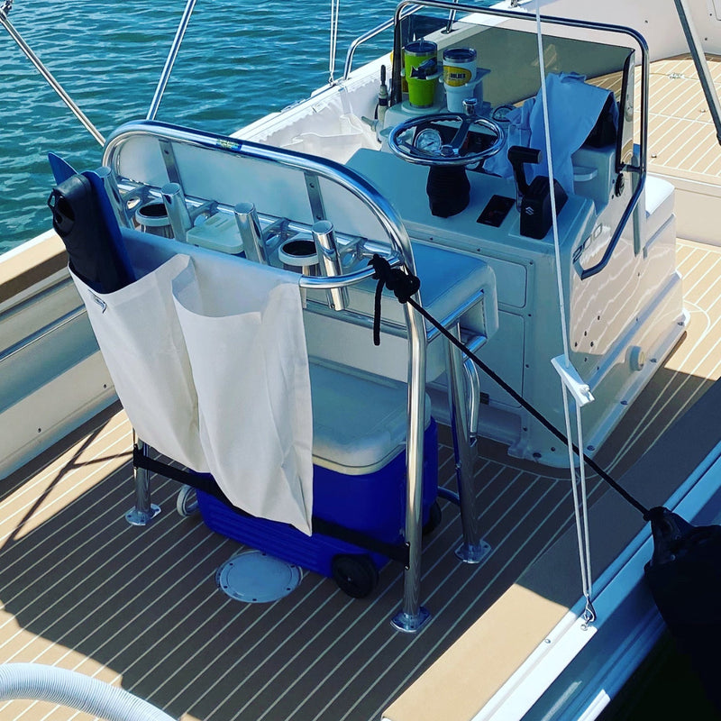 Load image into Gallery viewer, Finholder boat poacket storage 2 pocket boat accesorie
